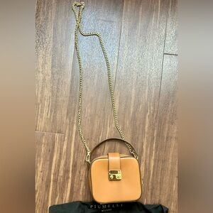 Piumelli Milano Mini Ginerva Crossbody Bag with Zipper & Clasp